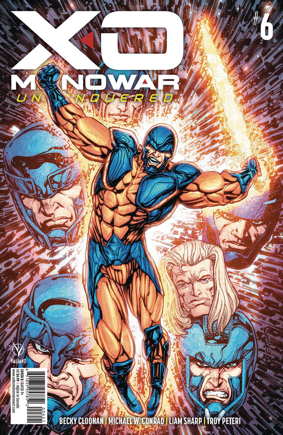 X-O Manowar Unconquered #6 Cover B Variant Bart Sears Cover
