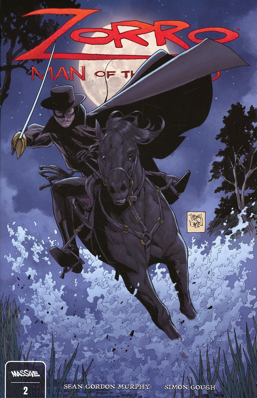 Zorro Man Of The Dead #2 Cover B Variant Tony S Daniel Cover