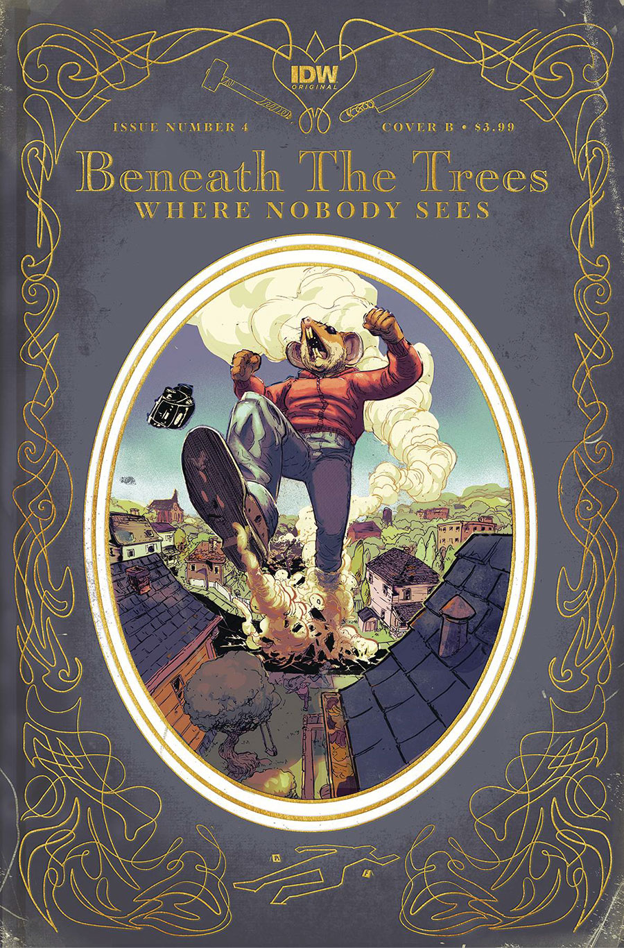 Beneath The Trees Where Nobody Sees #4 Cover B Variant Riley Rossmo Storybook Cover