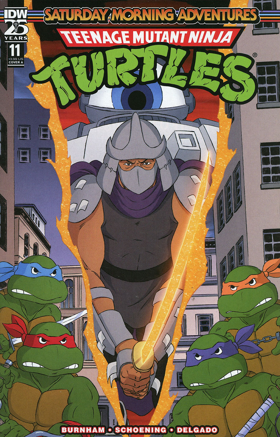 Teenage Mutant Ninja Turtles Saturday Morning Adventures Continued #11 Cover A Regular Dan Schoening Cover