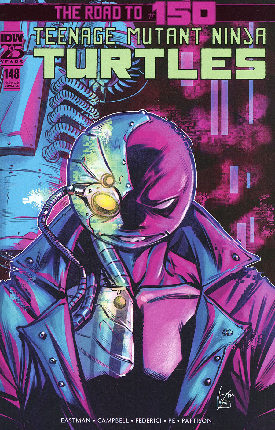 Teenage Mutant Ninja Turtles Vol 5 #148 Cover A Regular Vincenzo Federici Cover