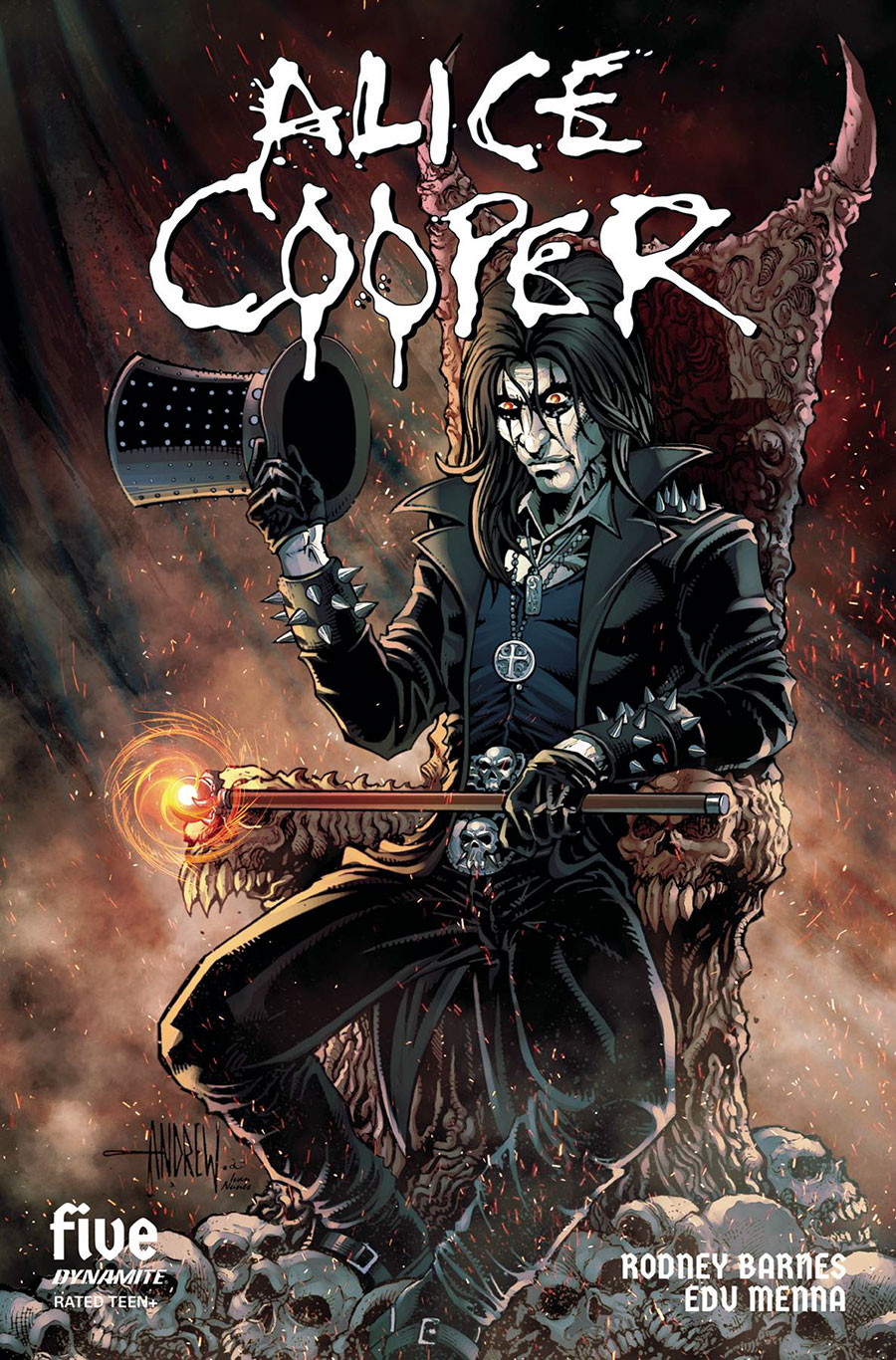 Alice Cooper Vol 2 #5 Cover B Variant Andrew Mangum Cover