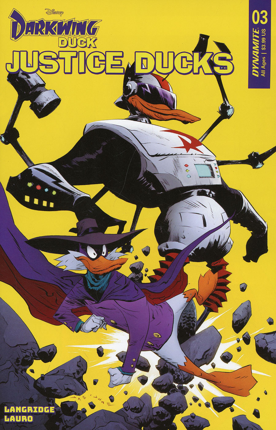 Darkwing Duck Justice Ducks #3 Cover A Regular Mirka Andolfo Cover