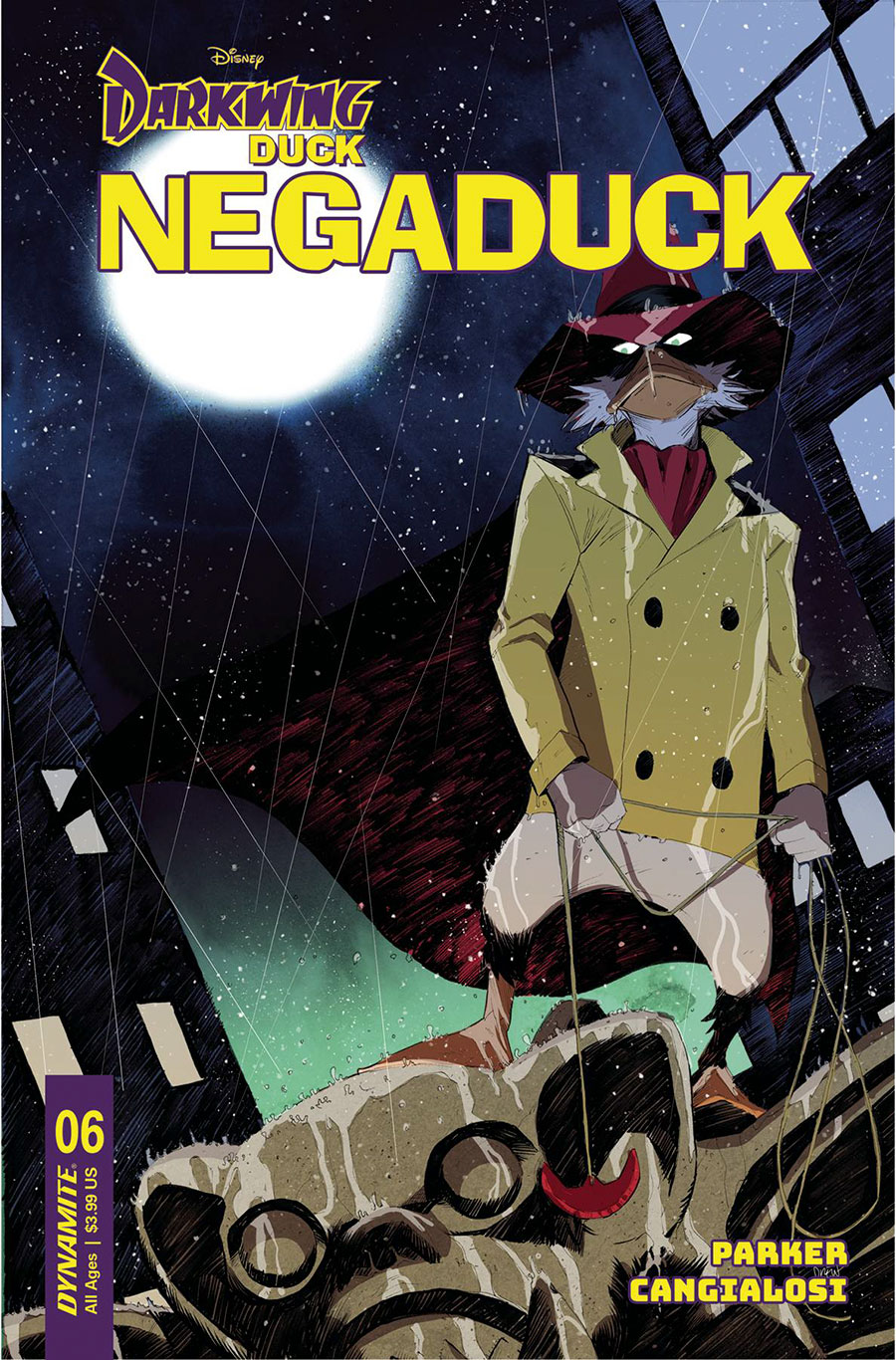 Darkwing Duck Negaduck #6 Cover B Variant Drew Moss Cover
