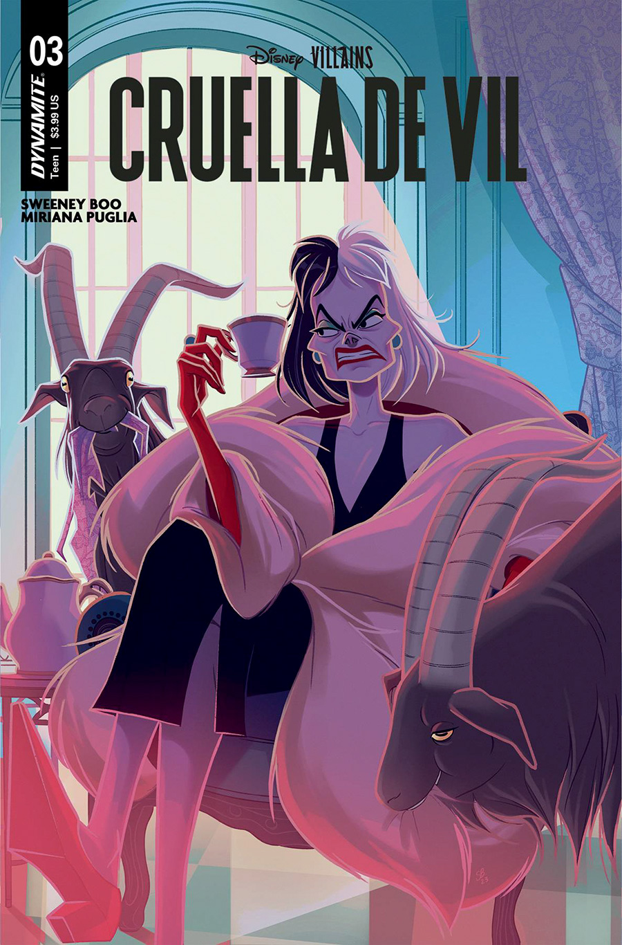 Disney Villains Cruella De Vil #3 Cover A Regular Sweeney Boo Cover