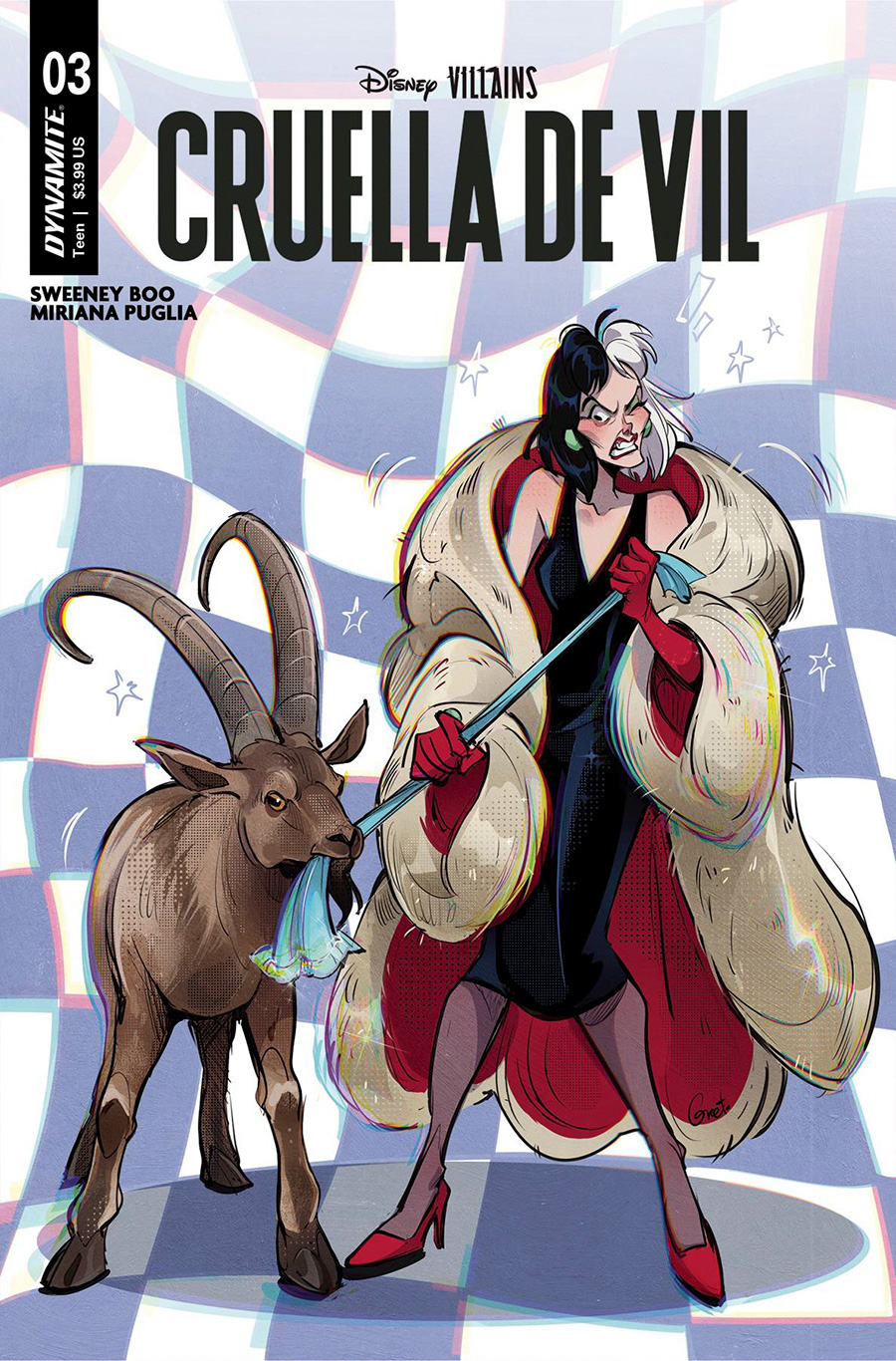 Disney Villains Cruella De Vil #3 Cover C Variant Gretel Lusky Cover