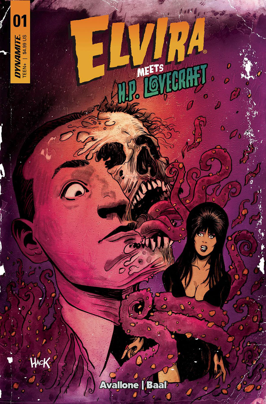 Elvira Meets HP Lovecraft #1 Cover C Variant Robert Hack Cover