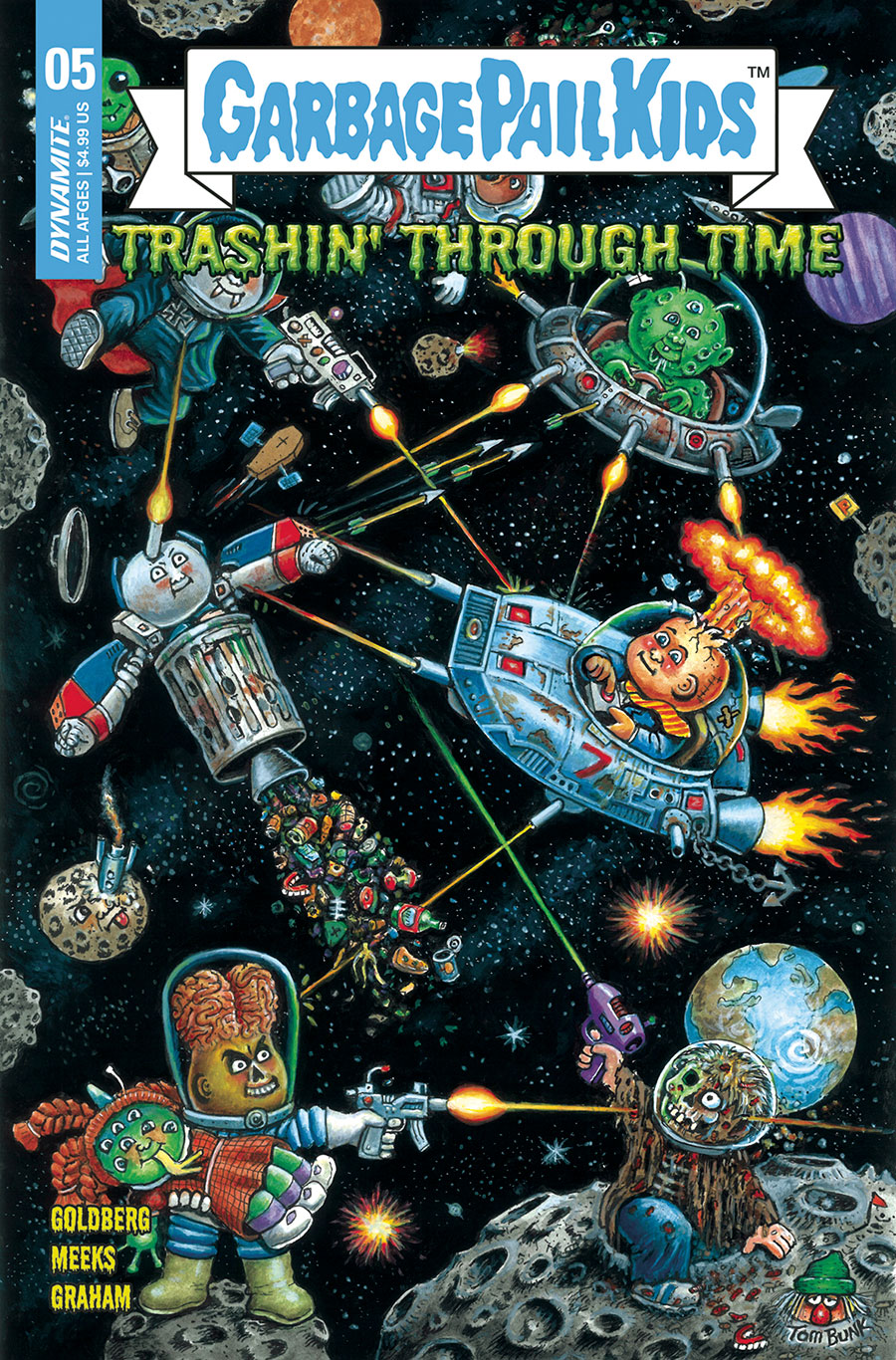 Garbage Pail Kids Trashin Through Time #5 Cover A Regular Tom Bunk Cover