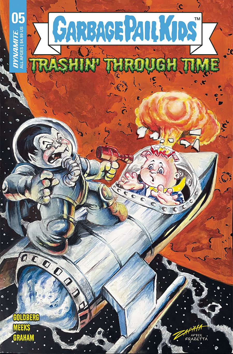 Garbage Pail Kids Trashin Through Time #5 Cover B Variant Jeff Zapata Cover