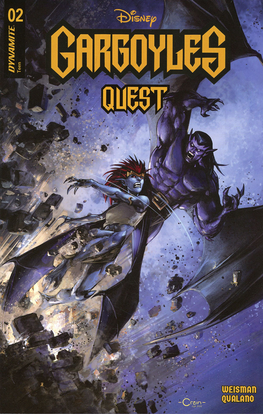 Gargoyles Quest #2 Cover A Regular Clayton Crain Cover