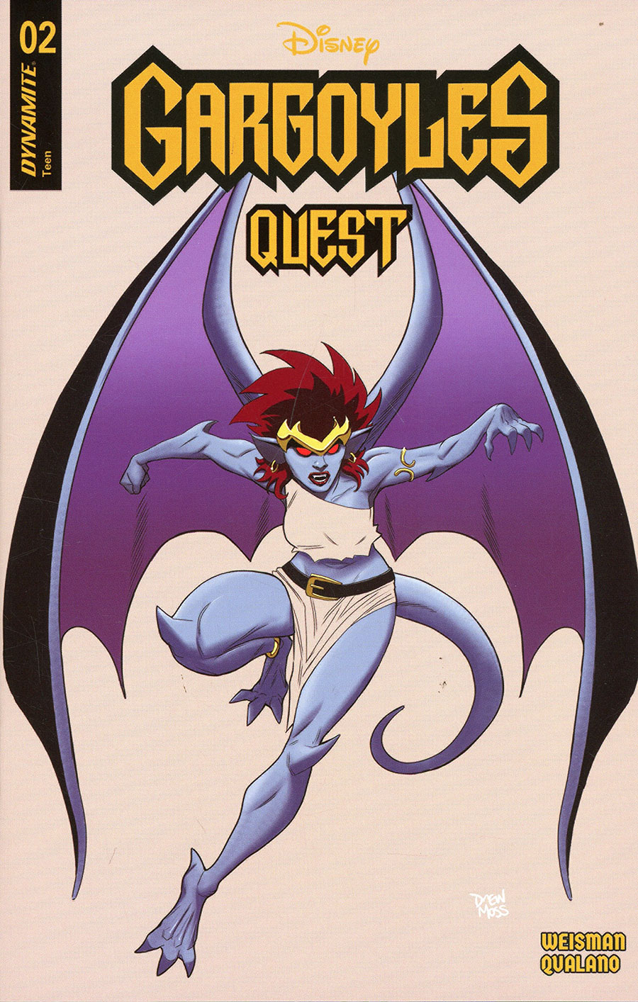 Gargoyles Quest #2 Cover C Variant Drew Moss Color Bleed Cover