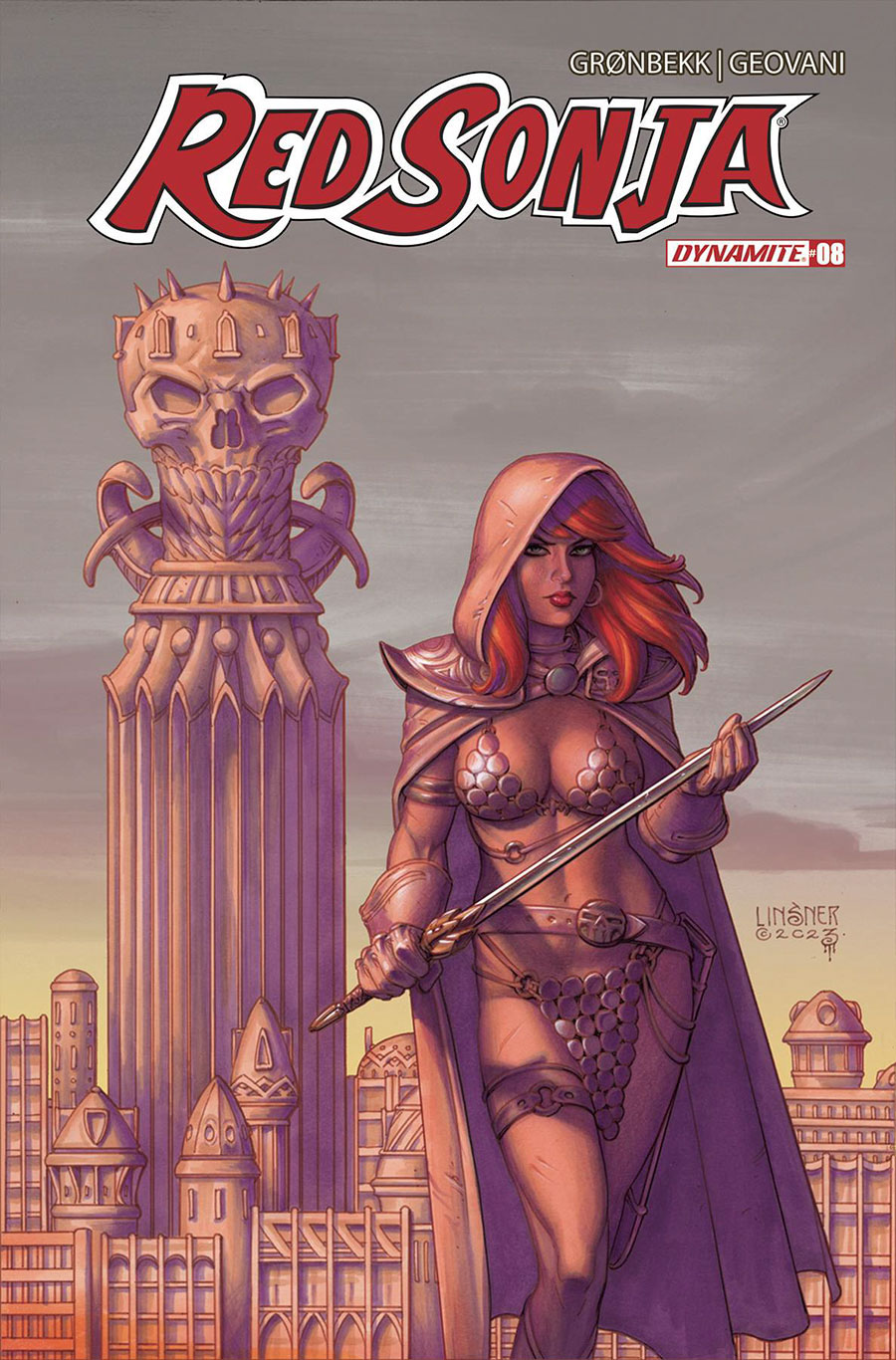 Red Sonja Vol 10 #8 Cover C Variant Joseph Michael Linsner Cover