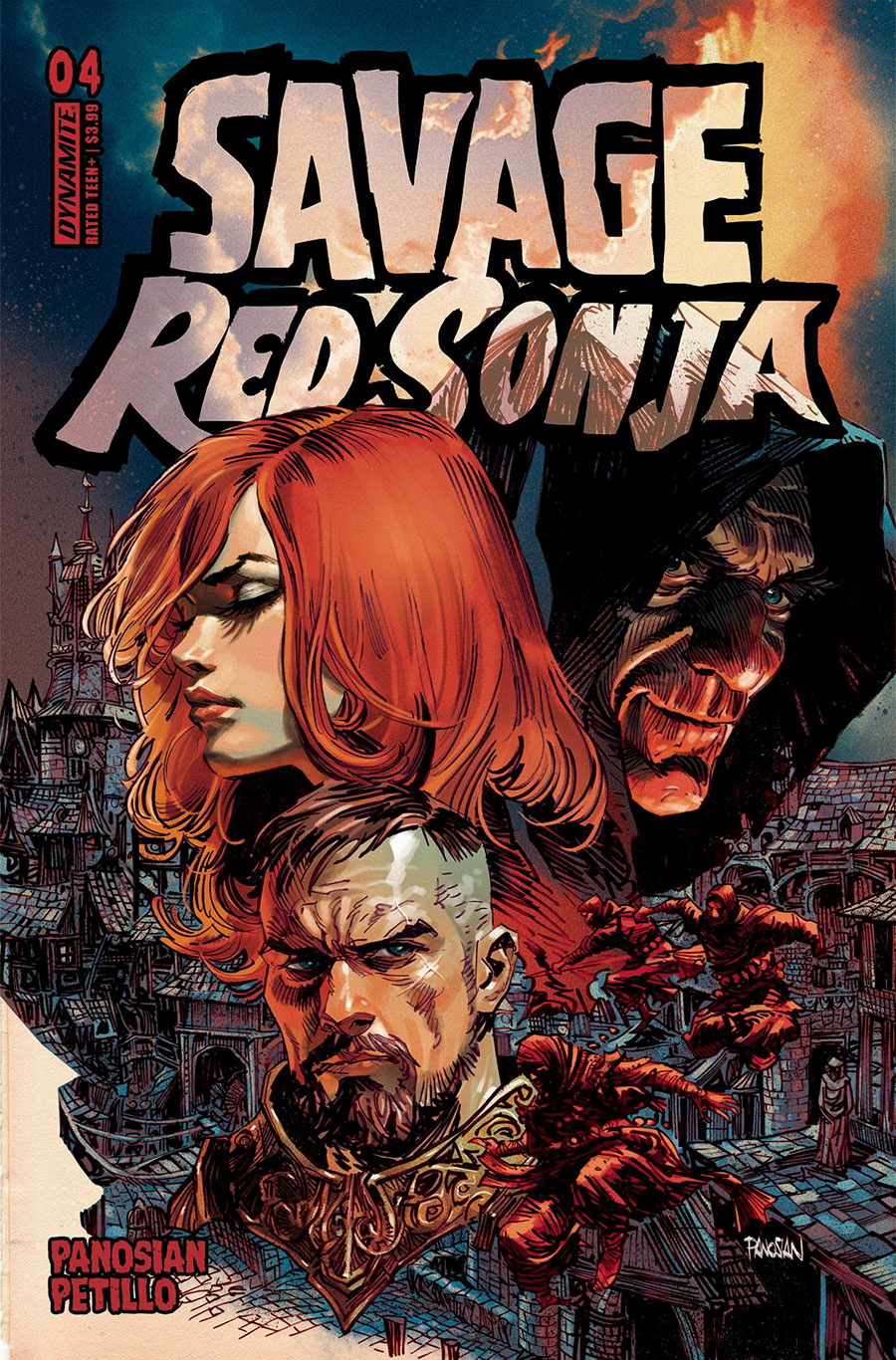 Savage Red Sonja #4 Cover A Regular Dan Panosian Cover