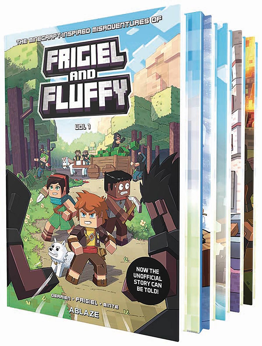 Minecraft-Inspired Misadventures Of Frigiel & Fluffy Vol 1-5 Box Set