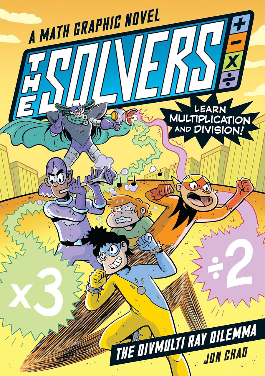 Solvers A Math Graphic Novel Vol 1 The Divmulti Ray Dilemma GN