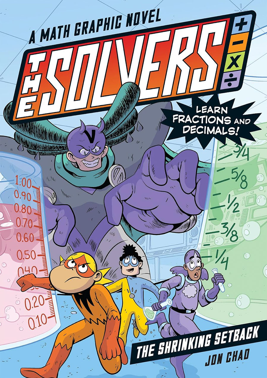 Solvers A Math Graphic Novel Vol 2 The Shrinking Setback GN