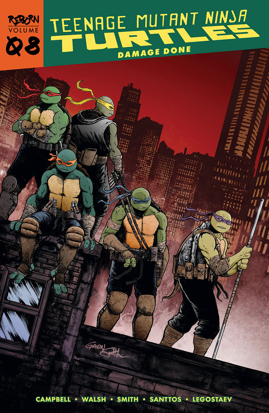 Teenage Mutant Ninja Turtles Reborn Vol 8 Damage Done TP