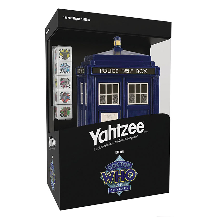Yahtzee Doctor Who TARDIS 60th Anniversary Game