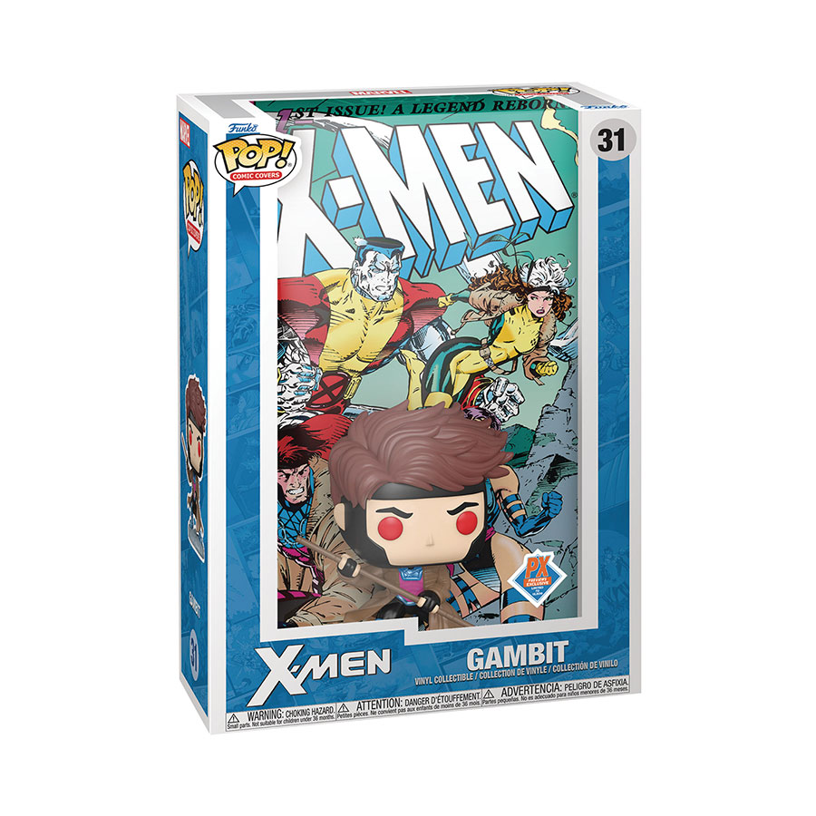 FCBD 2024 POP Comic Cover Marvel X-Men #1 Gambit Previews Exclusive Vinyl Figure