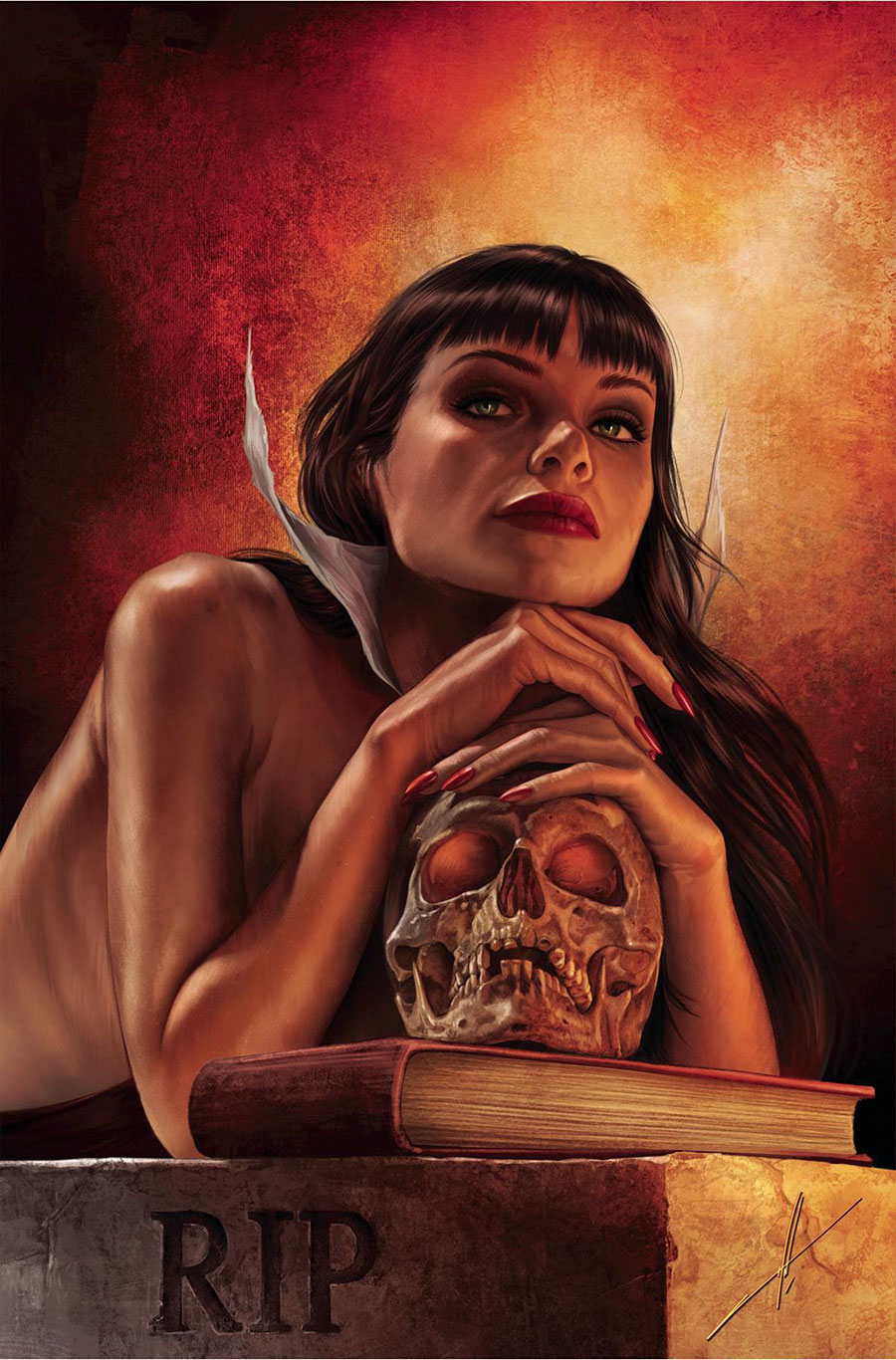 Vampirella Vol 8 #666 Cover Q Incentive Carla Cohen Foil Virgin Cover
