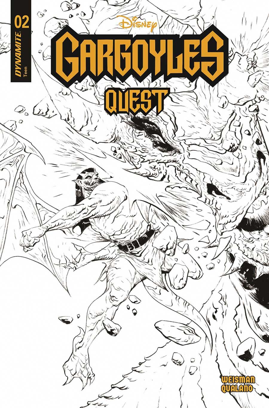 Gargoyles Quest #2 Cover F Incentive Jae Lee Line Art Cover