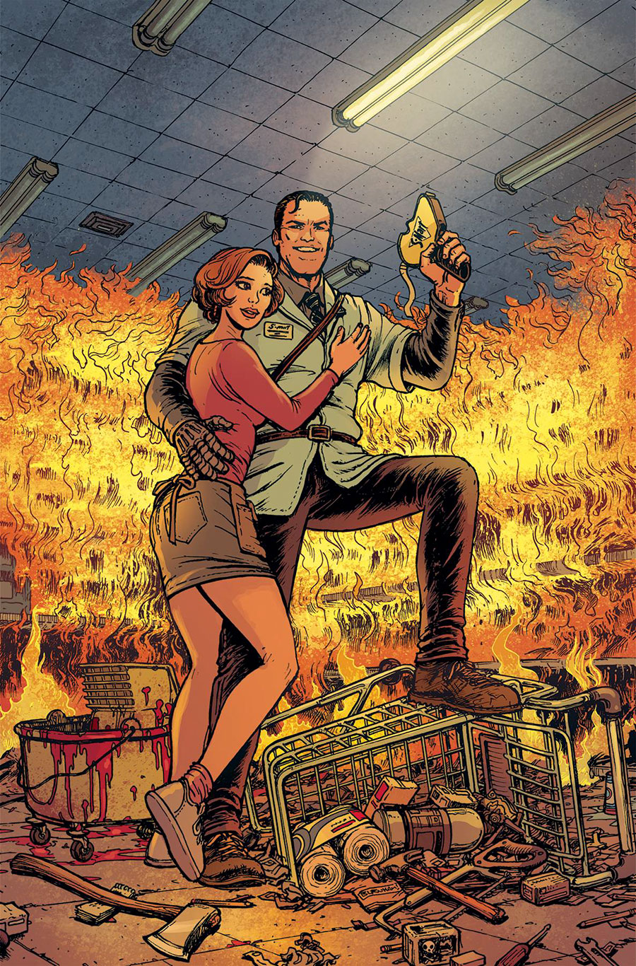 Army Of Darkness Forever #5 Cover E Incentive Chris Burnham Virgin Cover