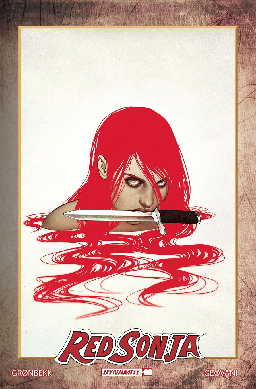 Red Sonja Vol 10 #8 Cover F Incentive Jenny Frison Modern Icon Variant Cover