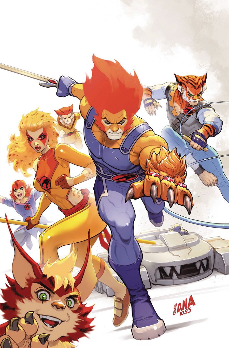 Thundercats Vol 3 #1 Cover N Dynamite Metal Premium David Nakayama Cover