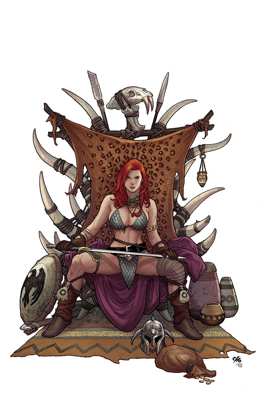 Savage Red Sonja #4 Cover K Limited Edition Frank Cho Virgin Cover
