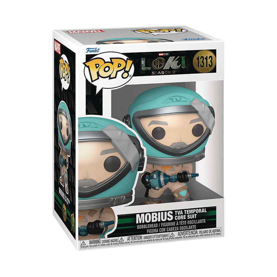 POP Marvel Loki Season 2 Mobius TVA Temporal Core Suit Vinyl Bobble Head