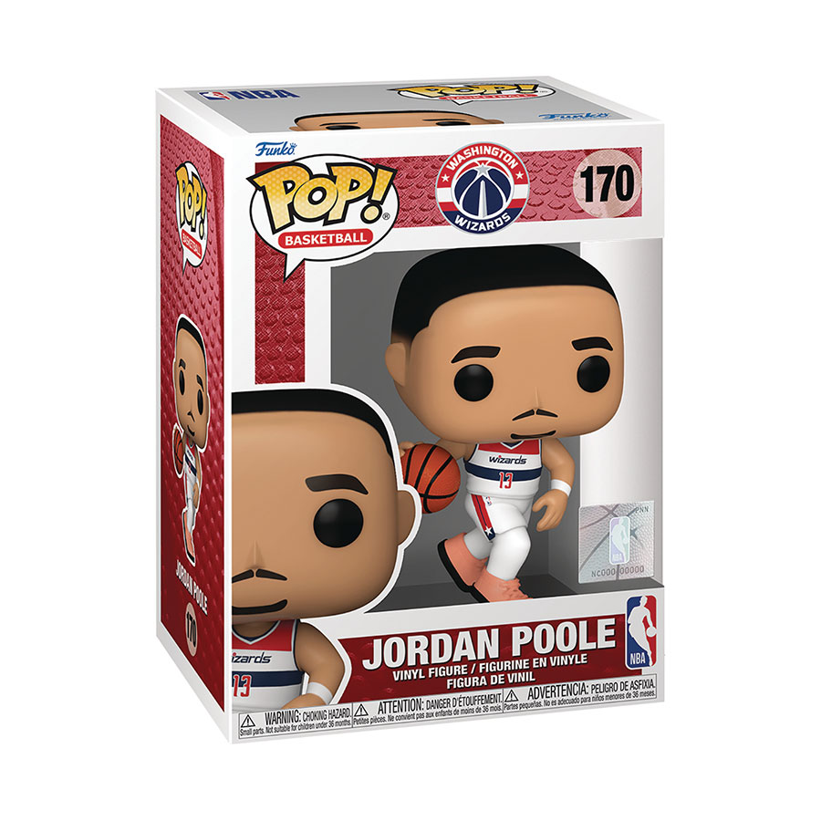 POP NBA Warriors Jordan Poole Vinyl Figure