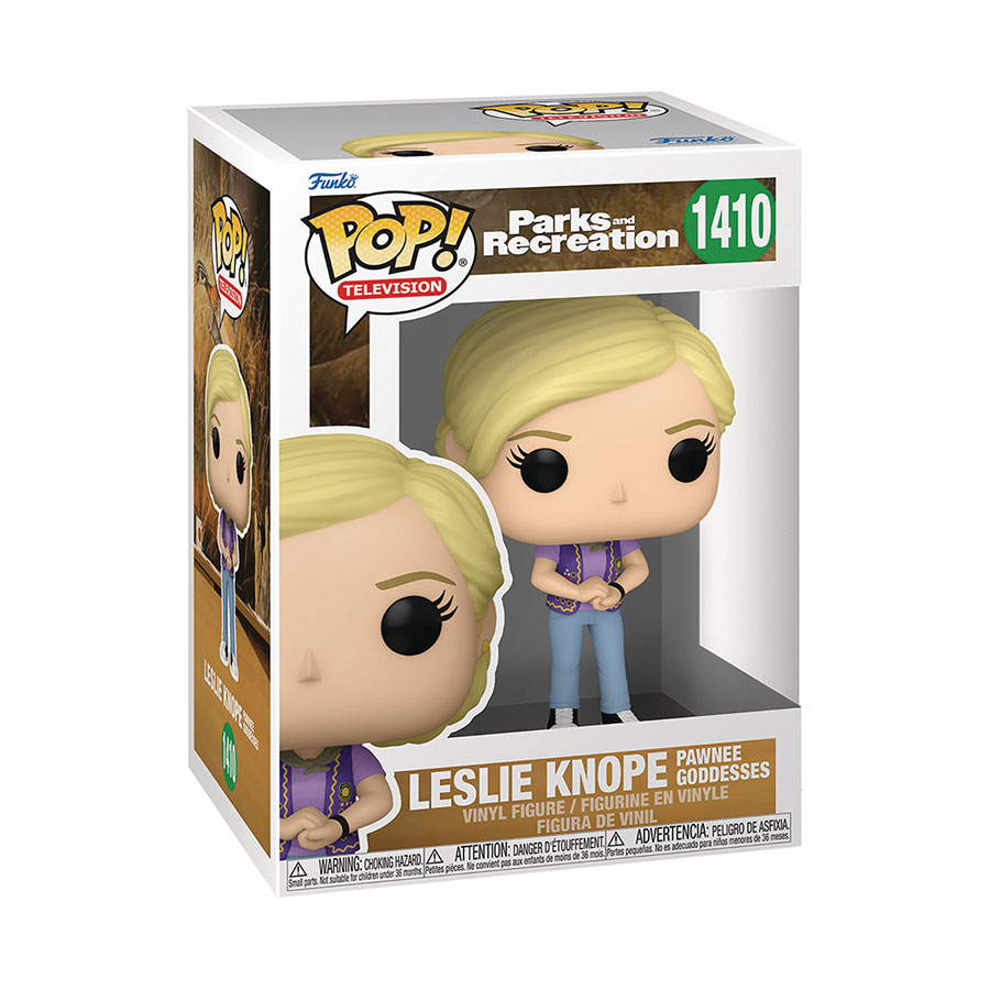 POP Television Parks & Recreation Leslie Knope Pawnee Goddesses Vinyl Figure - RESOLICITED