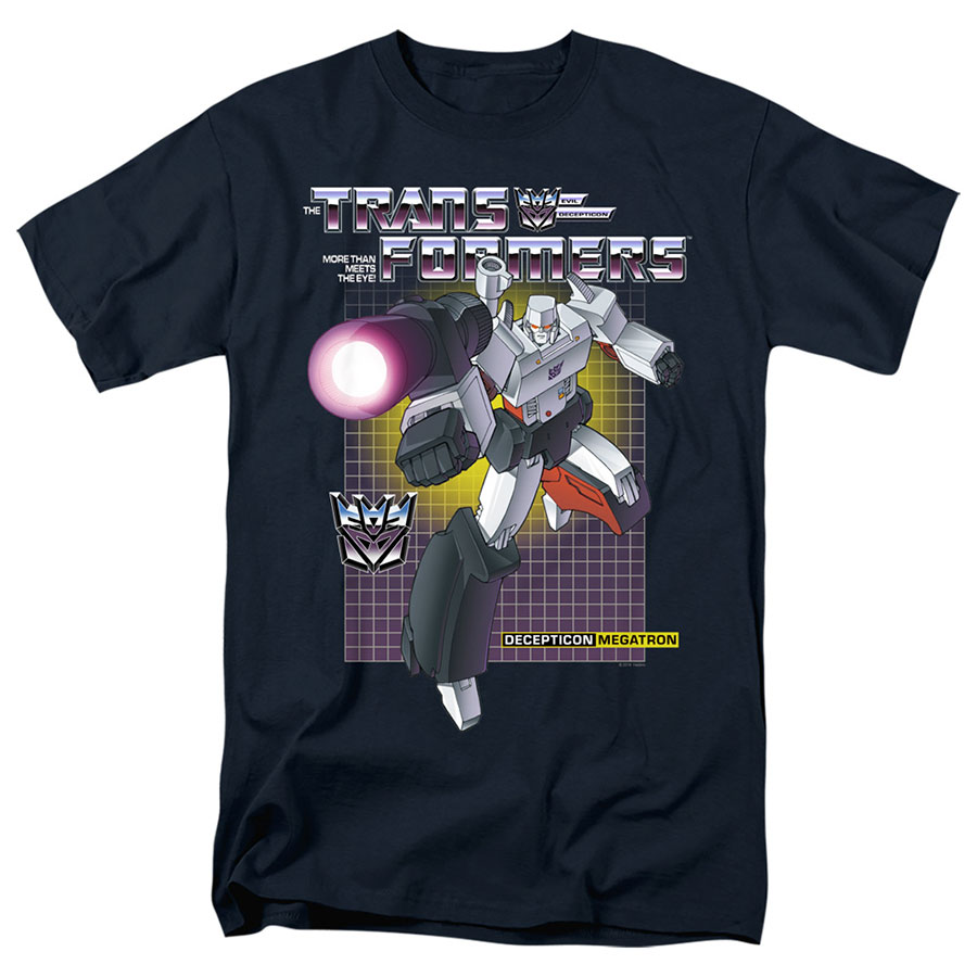 Transformers Megatron Black Mens T-Shirt Large