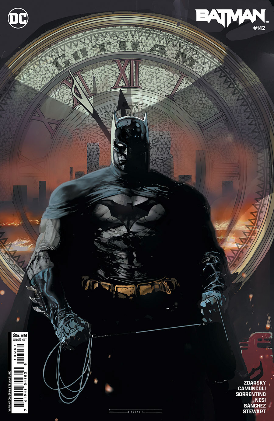 Batman Vol 3 #142 Cover E Variant Stevan Subic Card Stock Cover (Limit 1 Per Customer)