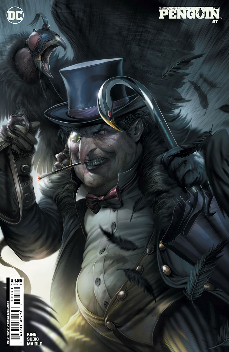 Penguin #7 Cover B Variant Francesco Mattina Card Stock Cover