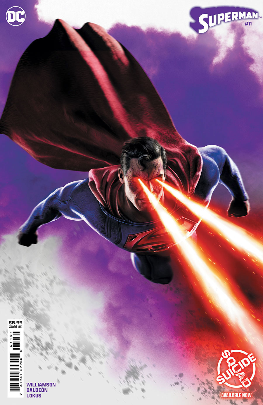 Superman Vol 7 #11 Cover E Variant Suicide Squad Kill Arkham Asylum Game Key Art Card Stock Cover