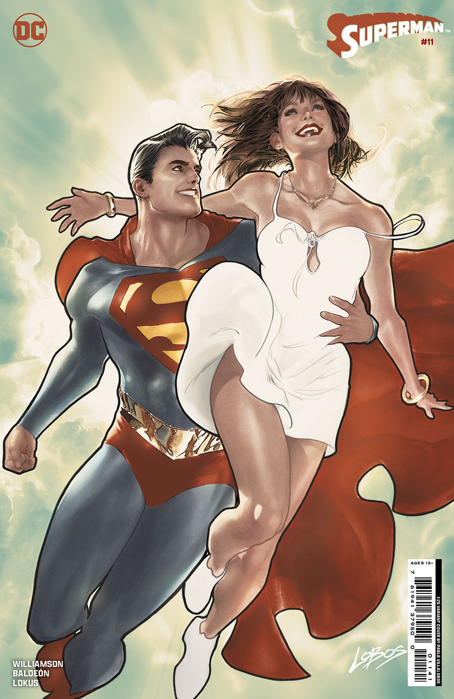 Superman Vol 7 #11 Cover F Incentive Pablo Lobos Villalobos Card Stock Variant Cover