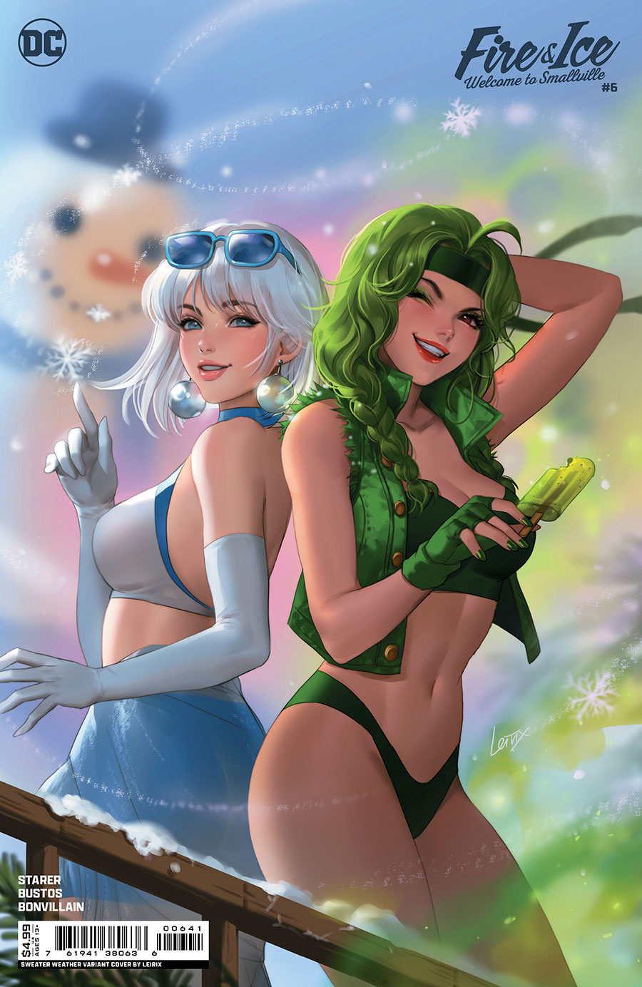 Fire & Ice Welcome To Smallville #6 Cover D Variant Lesley Leirix Li Sweater Weather Card Stock Cover (Limit 1 Per Customer)