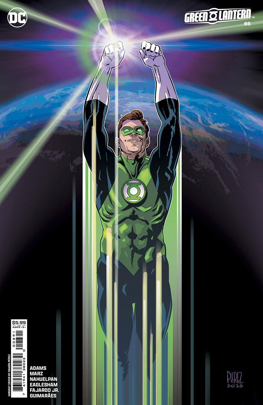 Green Lantern Vol 8 #8 Cover C Variant Ramon Perez Card Stock Cover