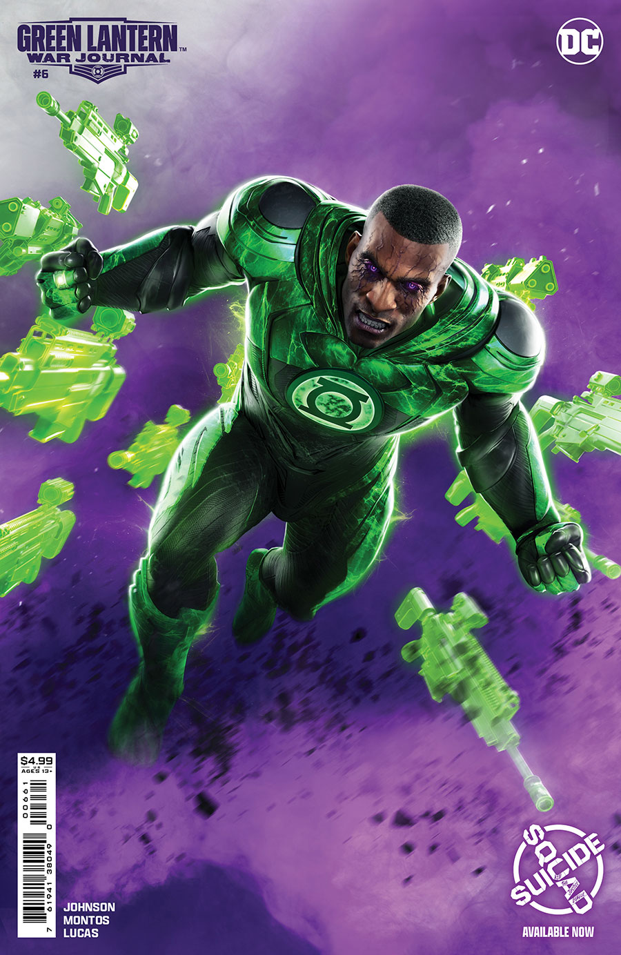 Green Lantern War Journal #6 Cover D Variant Suicide Squad Kill Arkham Asylum Game Key Art Card Stock Cover 