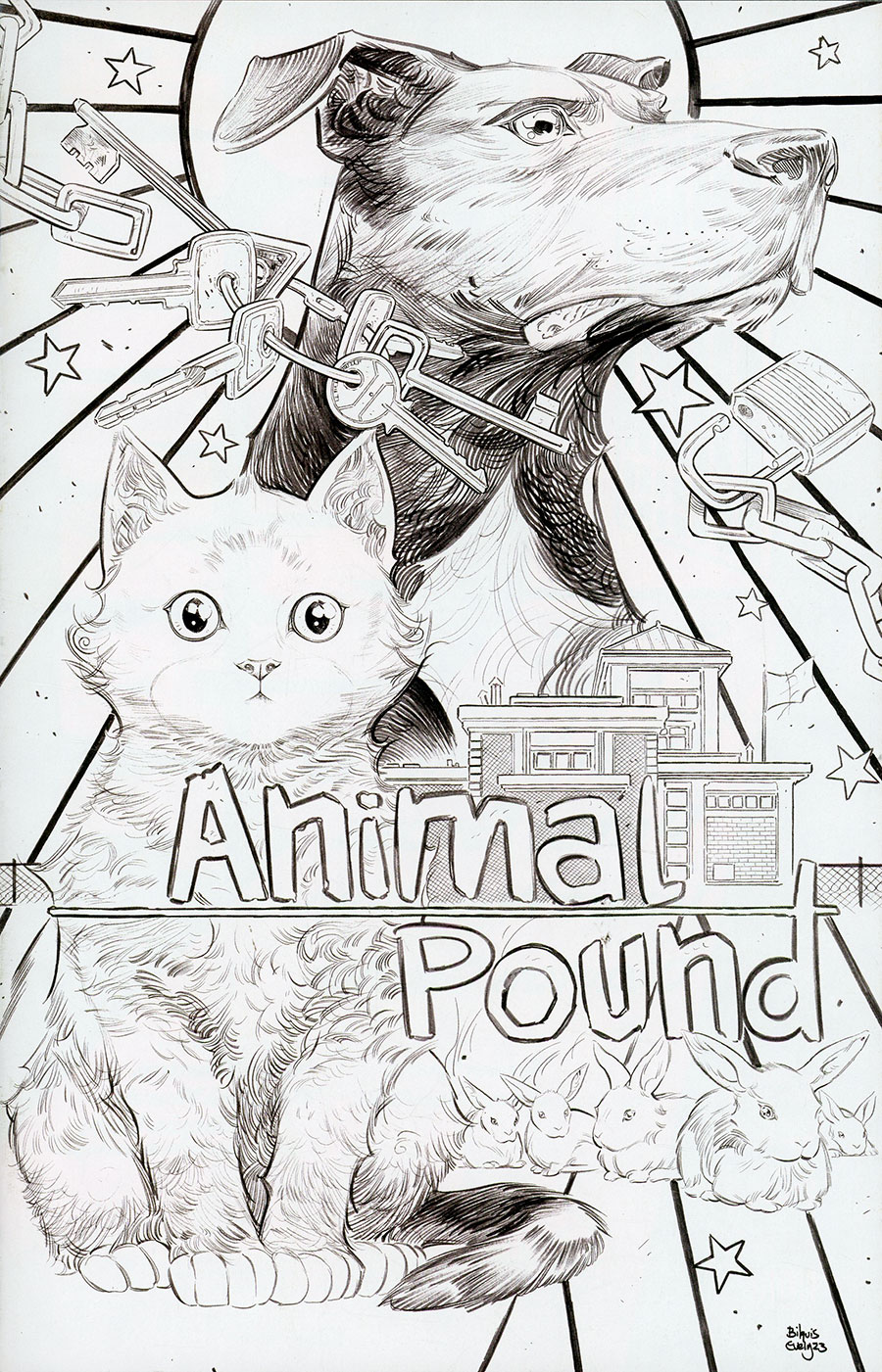 Animal Pound #2 Cover E Incentive Bilquis Evely Reveal Virgin Cover