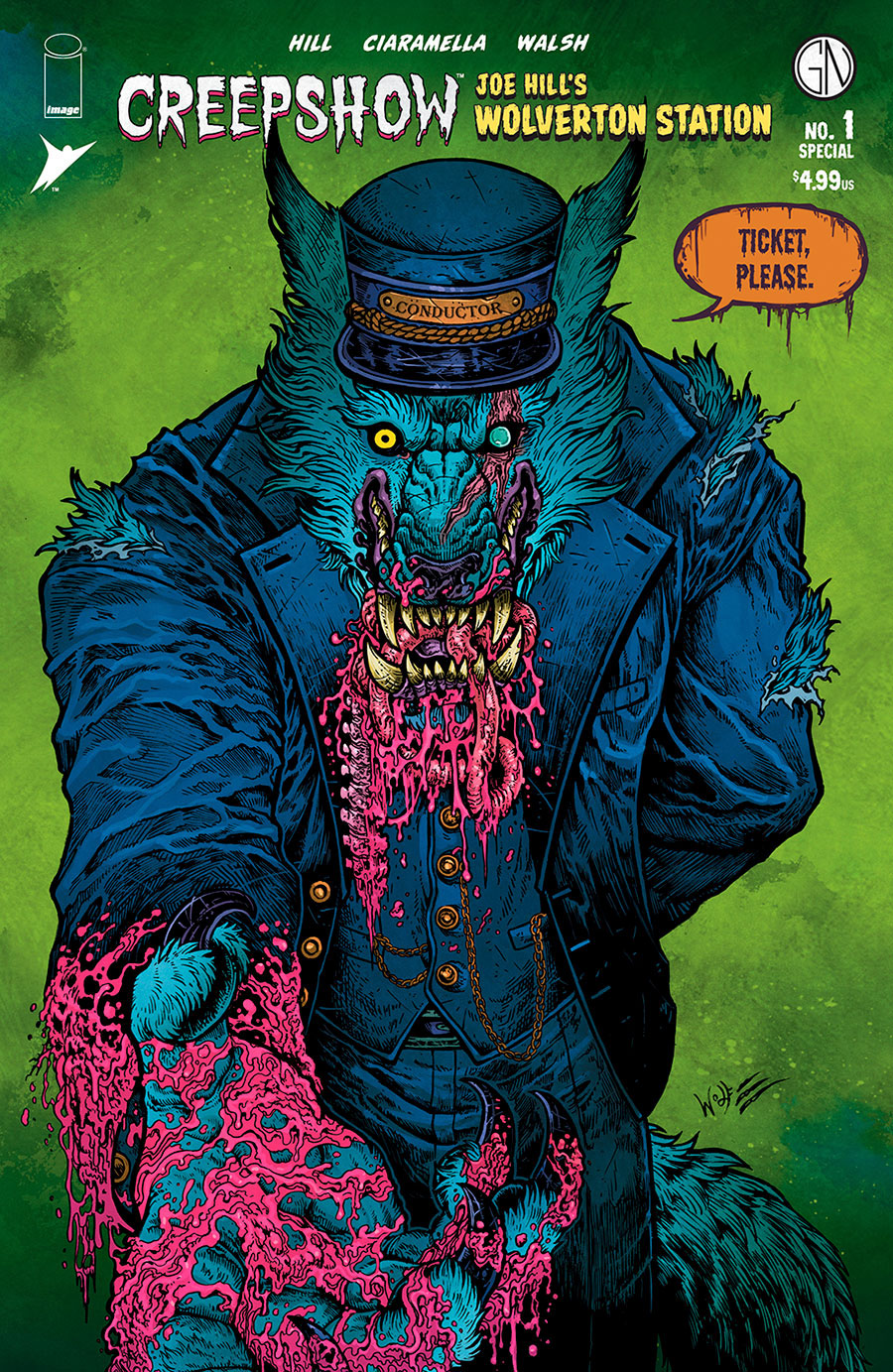 Creepshow Joe Hills Wolverton Station #1 (One Shot) Cover C Incentive Maria Wolf Variant Cover