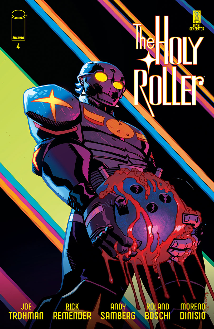 Holy Roller #4 Cover B Incentive Michael Avon Oeming Variant Cover