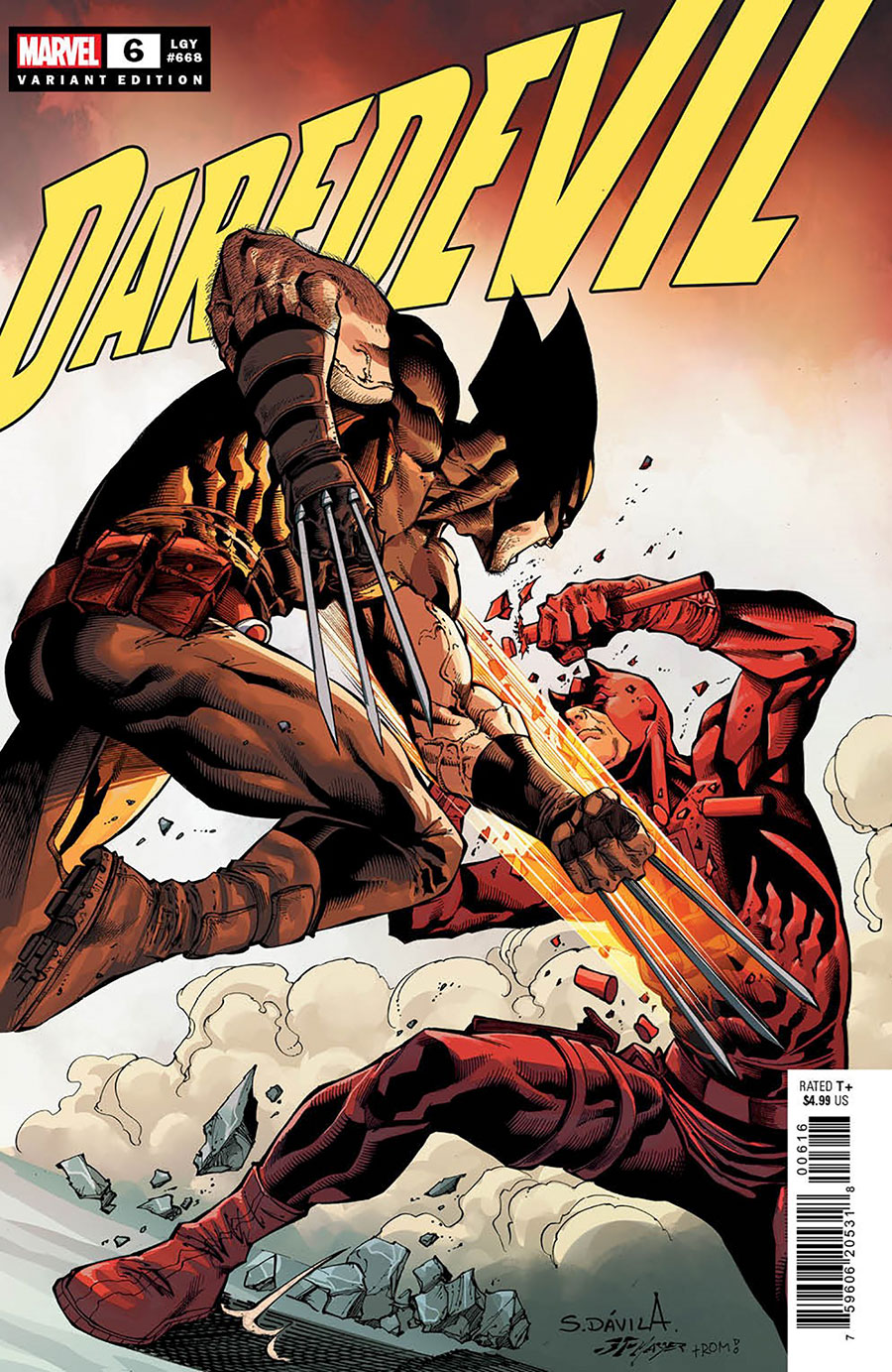 Daredevil Vol 8 #6 Cover C Incentive Sergio Davila Variant Cover