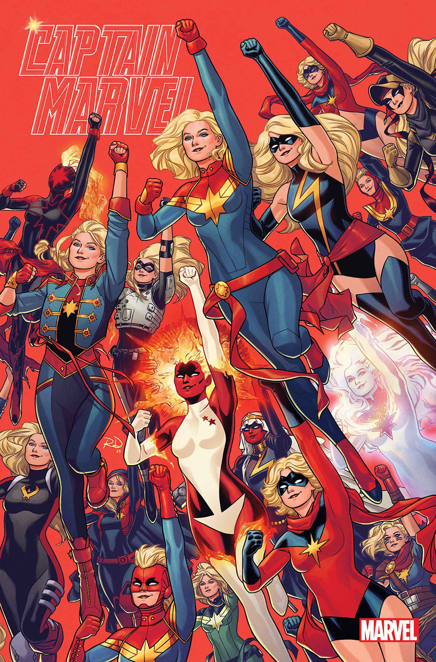 Captain Marvel Vol 10 #5 Cover C Incentive Russell Dauterman Variant Cover