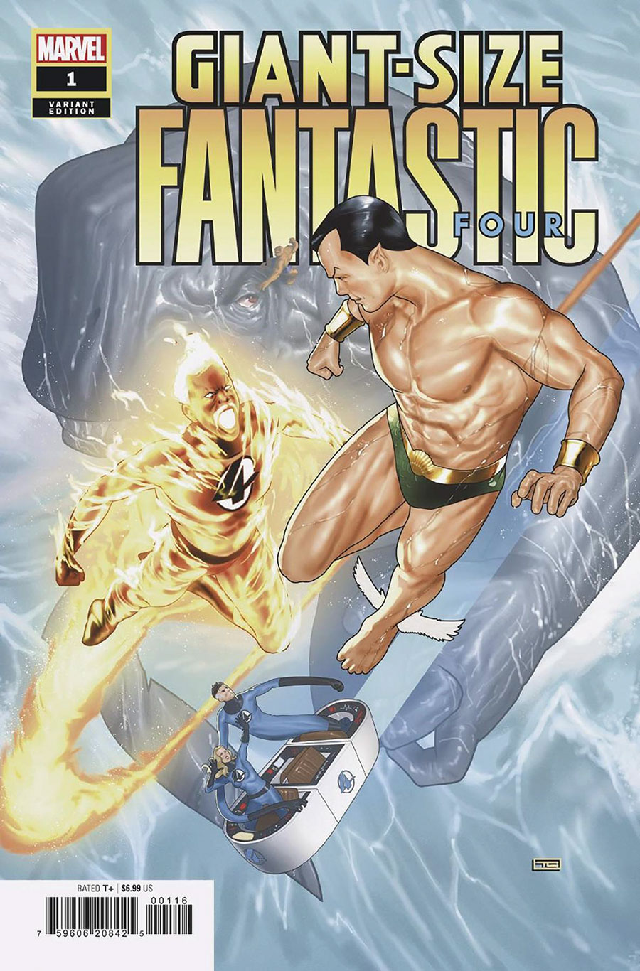 Giant Size Fantastic Four (2024) #1 (One Shot) Cover D Incentive Taurin Clarke Variant Cover