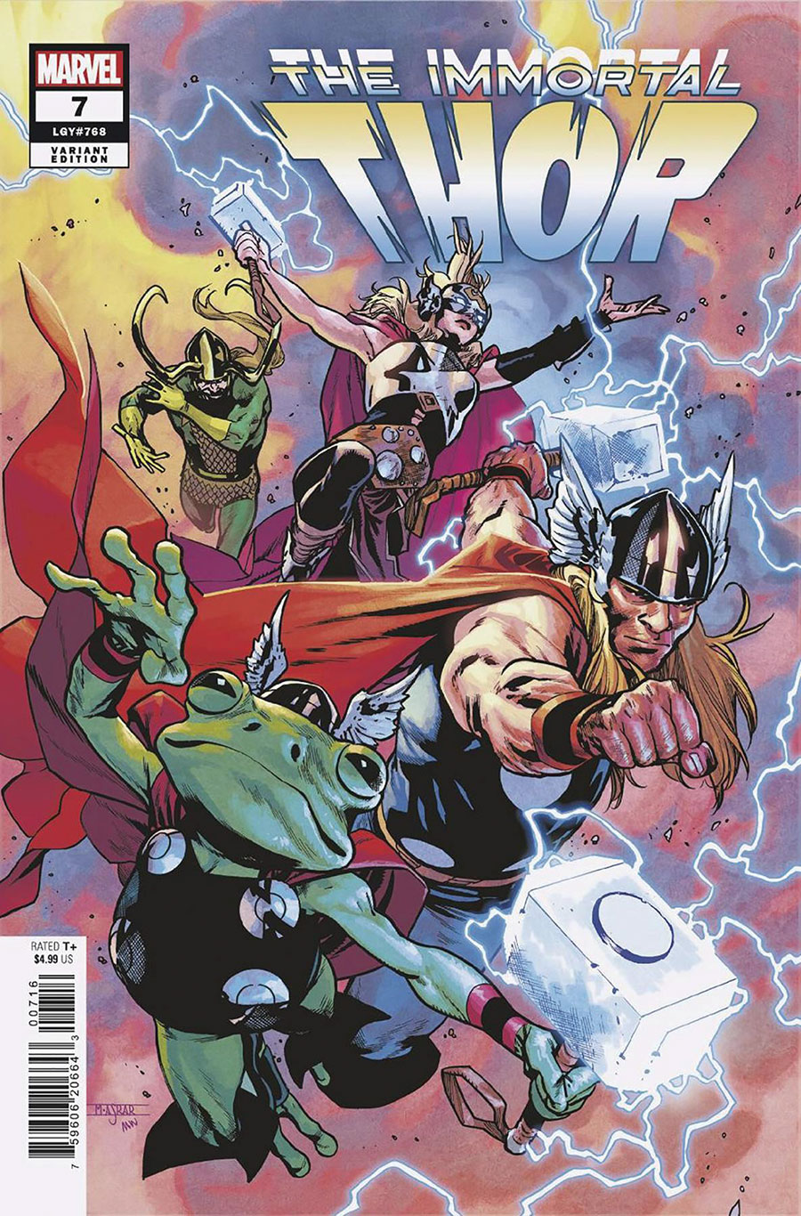 Immortal Thor #7 Cover D Incentive Mahmud Asrar Variant Cover