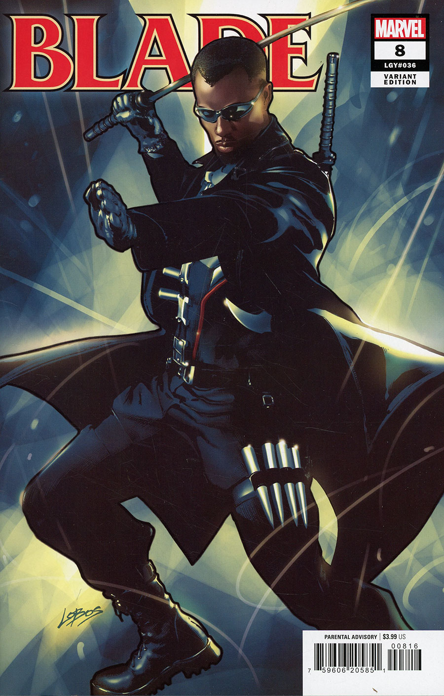 Blade Vol 4 #8 Cover C Incentive Pablo Villalobos Variant Cover