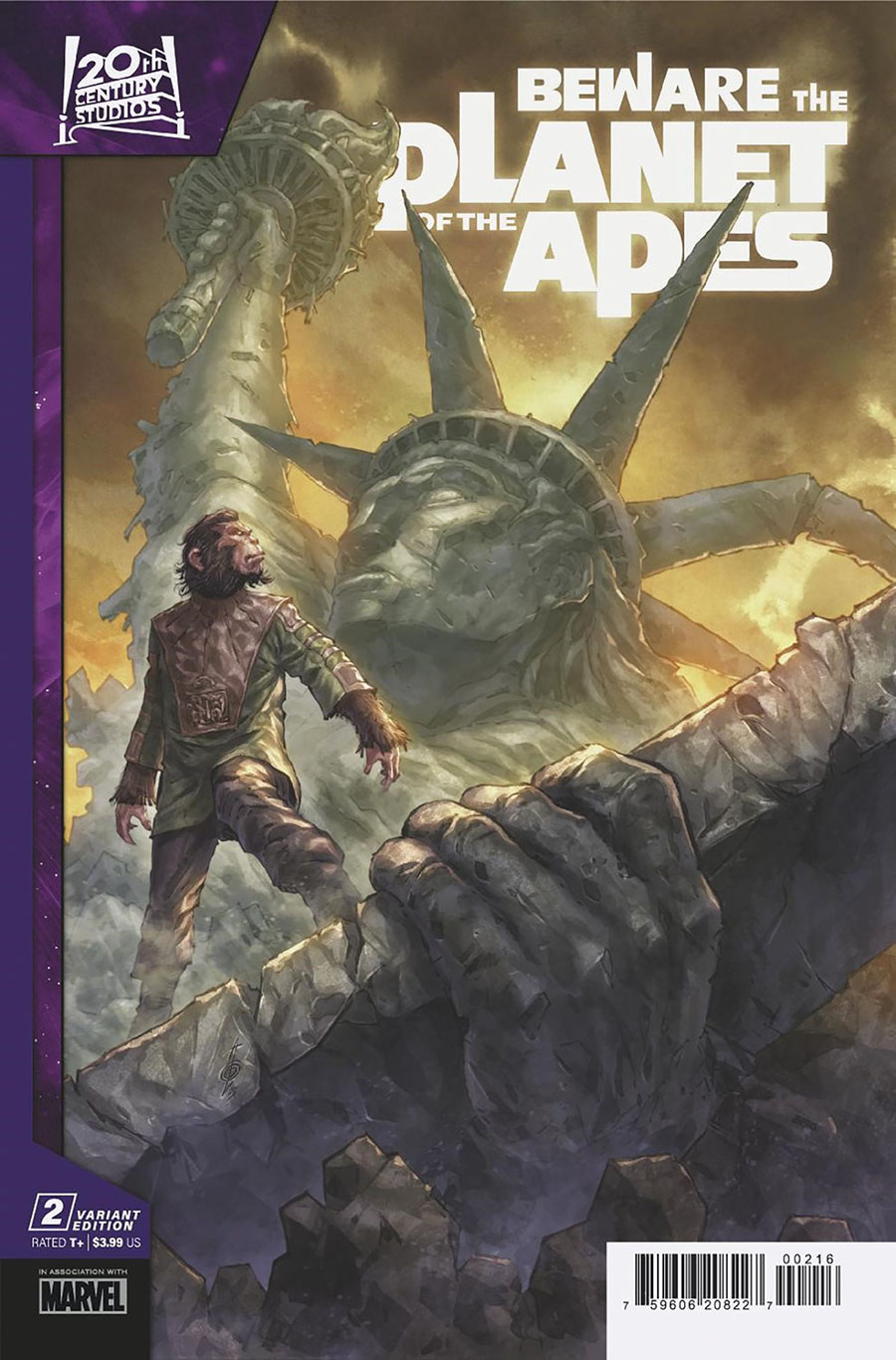 Beware The Planet Of The Apes #2 Cover C Incentive Alan Quah Variant Cover