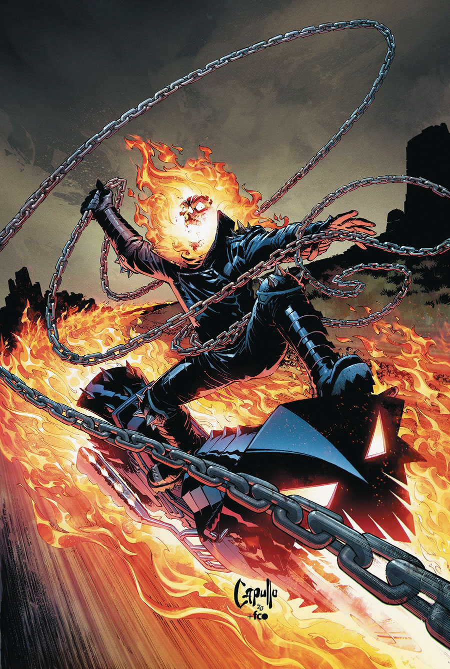 Ghost Rider Final Vengeance #1 Cover G Incentive Greg Capullo Virgin Cover